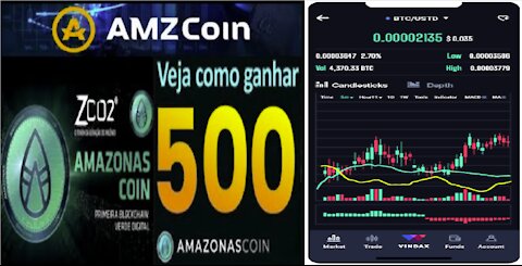 【AmazonasCOIN】Moedas AMZ Já Listada | A PRIMEIRA BLOCKCHAIN VERDE NATIVA DO BRASIL