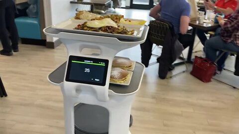Golden Nest's newest employee is a robotic food runner, bussing bot