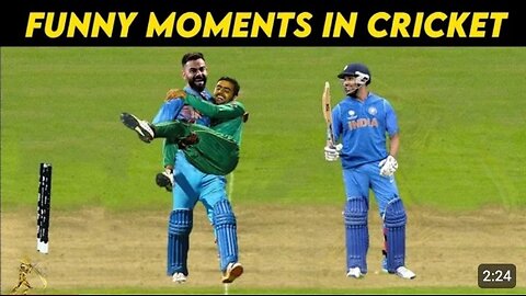 Funny moments cricket