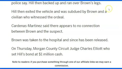 Gregory Hill Runs Over Officer Jack Brown - Cops Shoots Many Times & Misses - Was It Justified?