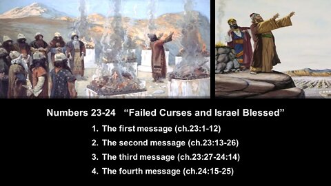 Numbers 23-24 “Failed Curses and Israel Blessed” - Calvary Chapel Fergus Falls
