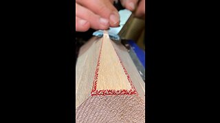 ASMR chisel work carving