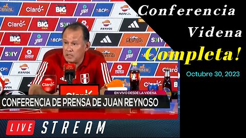 Conferencia Juan Reynoso y en sus propias palabras | Completa desde Videna | Oct 30 23 #juanreynoso