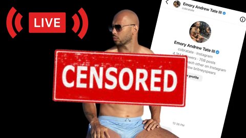 Andrew Tate Banned On Instagram!