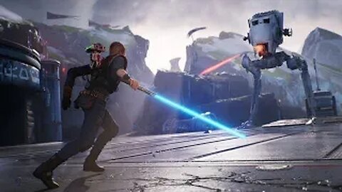STAR WARS Jedi: Fallen Order AT-ST Fight