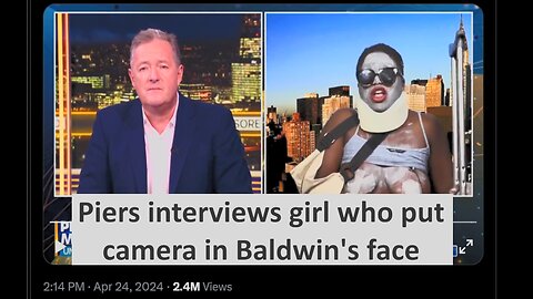 Piers Morgan interview girl who put camera in Alec Baldwin’s face