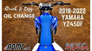 The best 2018-2022 Yamaha YZ450 Oil Change video on YOUTUBE!