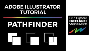 Adobe Illustrator Tutorial | How To Use The PATHFINDER Tool