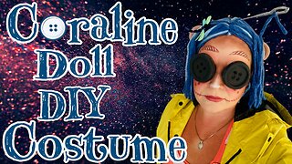 Coraline Doll, DIY costume and make up tutorial. This is Cal O'Ween!