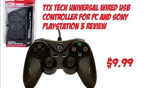 TTX Tech Universal Wired Controller For PS3 And PC Review- Is It Worth $9.99?
