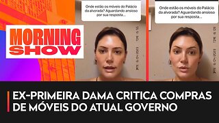 Michelle Bolsonaro afirma que móveis retirados do Alvorada eram seus