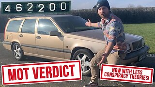 Highest mileage Volvo 850 in the country... MOT verdict and update