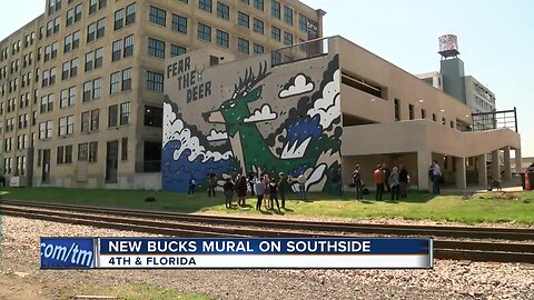 Check out this new Bucks mural in Walker's Point