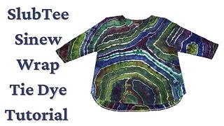 Tie-Dye Designs: Slub Tee Sinew Wrap Ice Dye