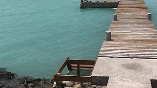 Hurricane Irma Returns Water To Bahamas Beach
