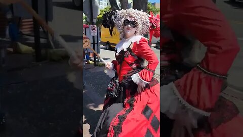 Harley Quinn Victorian Cosplay Comic Con