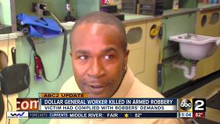 Dollar General worker killed in armed robbery