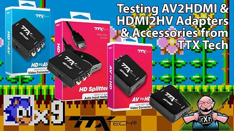 Testing Out TTX Tech AV2HDMI HDMI2AV and HDMI 3 Way Switch Box