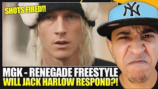 SHOTS FIRED!! | Machine Gun Kelly - Renegade Freestyle Reaction