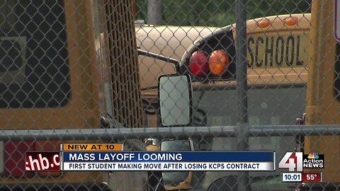 First Student bus company announces mass layoff after losing KCPS contract