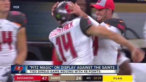 Quarterback Ryan Fitzpatrick's big game gets Tampa Bay Buccaneers off to fast start