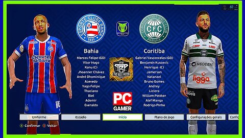 BAHIA X CORITIBA - PES2021 PATCH THE BEST 9.9.1- BRASILEIRÃO 2023 - QUARTA RODADA