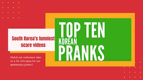 South Korea's funniest scare videos