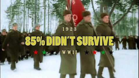 INSANE 85% of Men Didn't Survive 1923 | WW2