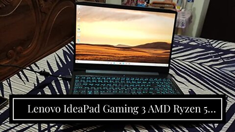 Lenovo IdeaPad Gaming 3 AMD Ryzen 5 4600H 15.6 inch(39.6 cm) Full HD 120 Hz IPS Gaming Laptop (...