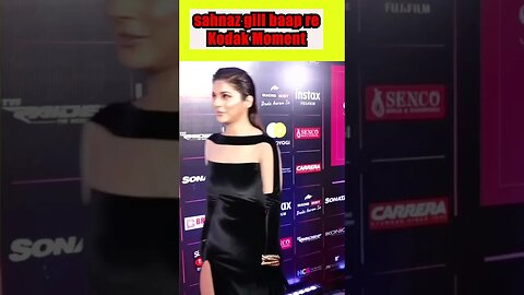 Kodak Moment Shehnaaz Gill looks in black dress #ytshort #shorts