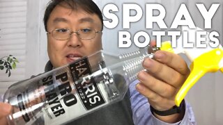Harris Professional 32oz Clear Spray Bottles Unboxing