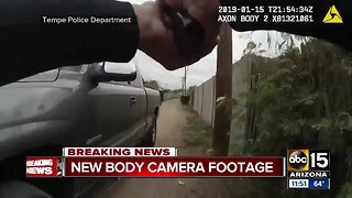 Tempe police show media body camera video