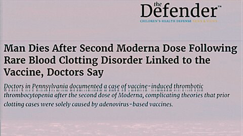 "Ivermectin Is Dangerous" BUT Man Dies From Rare Blood Clotting Disorder After Vaccine | 30.06.2021