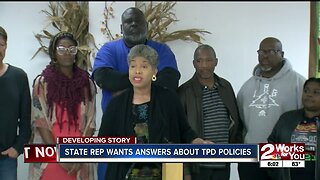 STATE REP WANTS ANSWERS ABOUT TPD POLICIES