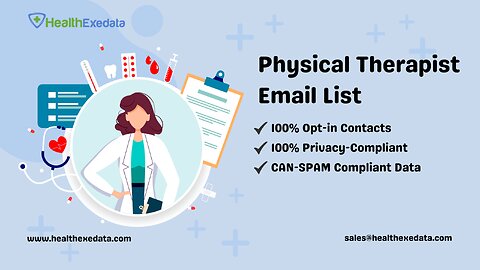 Physical Therapist Mailing List - Verified Contacts