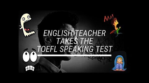 An English teacher take stuff TOEFL speaking practice test for the first time.