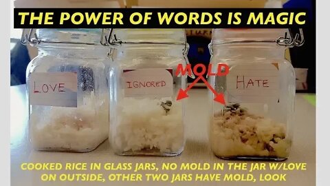 Mind Blowing Evidence Words Literally Change Matter, Look