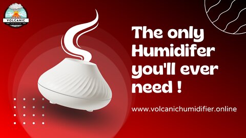 Volcanic Flame Aroma Humidifer And Diffuser