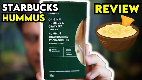 Starbucks Hummus and Crackers Snack Box Review