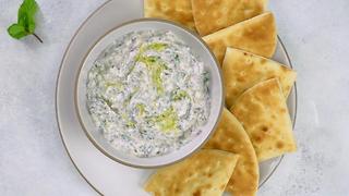 Swiss Chard Tzatziki (Yogurt Dip)