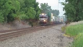 Norfolk Southern Intermodal Double-Stack Train from Delaware, Ohio
