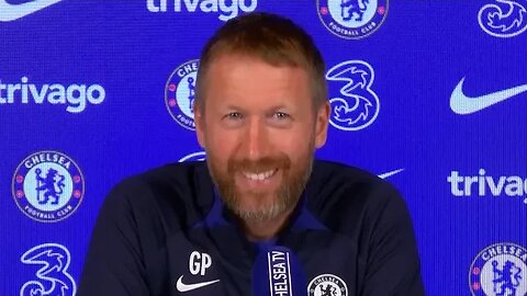 'I said we would try to F*****G win the Champions League!' | Graham Potter | Chelsea v Everton