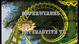 Superwirbel Roller Coaster [NoLimits2] [8K] [VR-Look-around 3D]