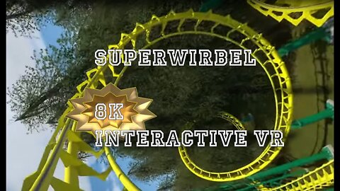 Superwirbel Roller Coaster [NoLimits2] [8K] [VR-Look-around 3D]