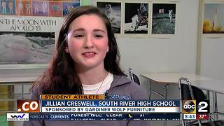 Student athlete of the week Jillian Creswell