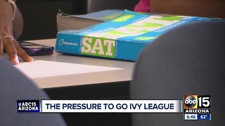 The pressure to go to ivy league schools