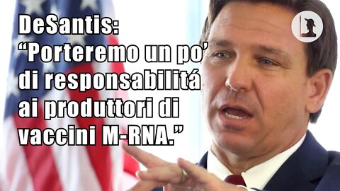 Ron DeSantis promette una stangata ai produttori di vaccini M-RNA