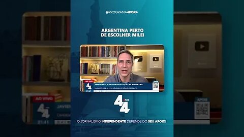 Javier Milei vai vencer a eleição presidencial na Argentina? #shorts
