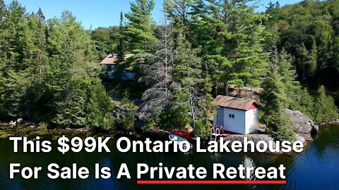 This $99K Ontario Lakehouse For Sale Is Like Having Your Own Cottage Country Kingdom