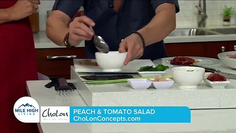 Peach & Tomato Salad // ChoLon Concepts